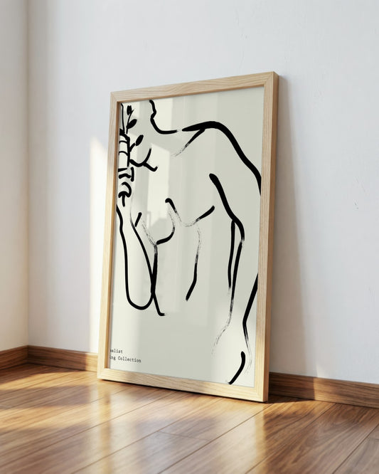 SENT Studio - Bohemian Poster No. 53 - framed print in a styled room