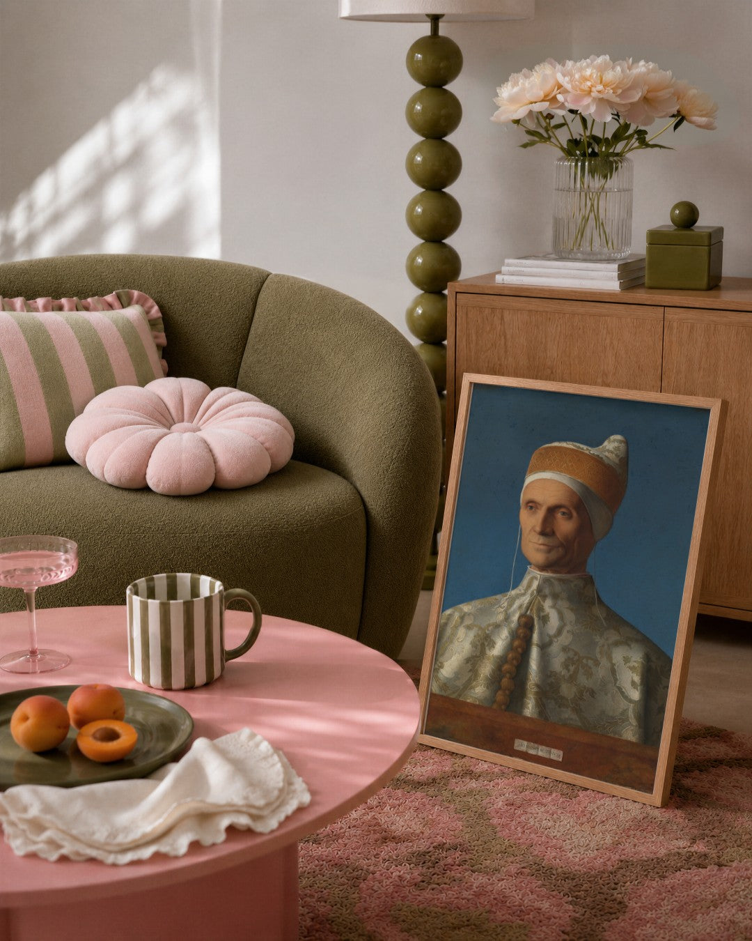 Renaissance Masters - Renaissance Masterpiece No. 244 - framed print in a styled room