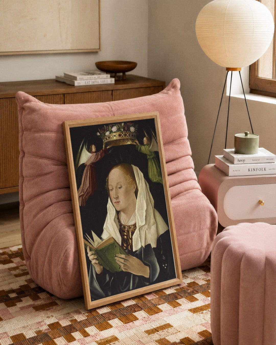 Renaissance Masters - Renaissance Masterpiece No. 64 - framed print in a styled room