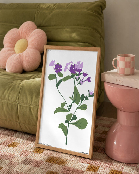 SENT Studio - Botanical Poster No. 17 - framed print in a styled room