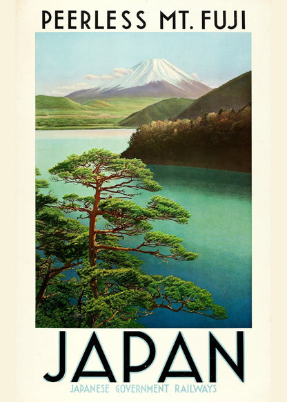Peerless Mt. Fuji - Japan - original artwork