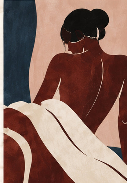 Hilary Ward - Seated Figure - original artwork