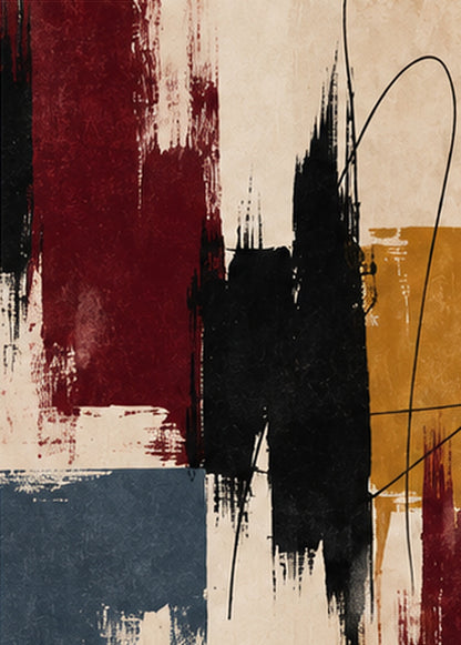 Hilary Ward - Ink and Ochre - original artwork