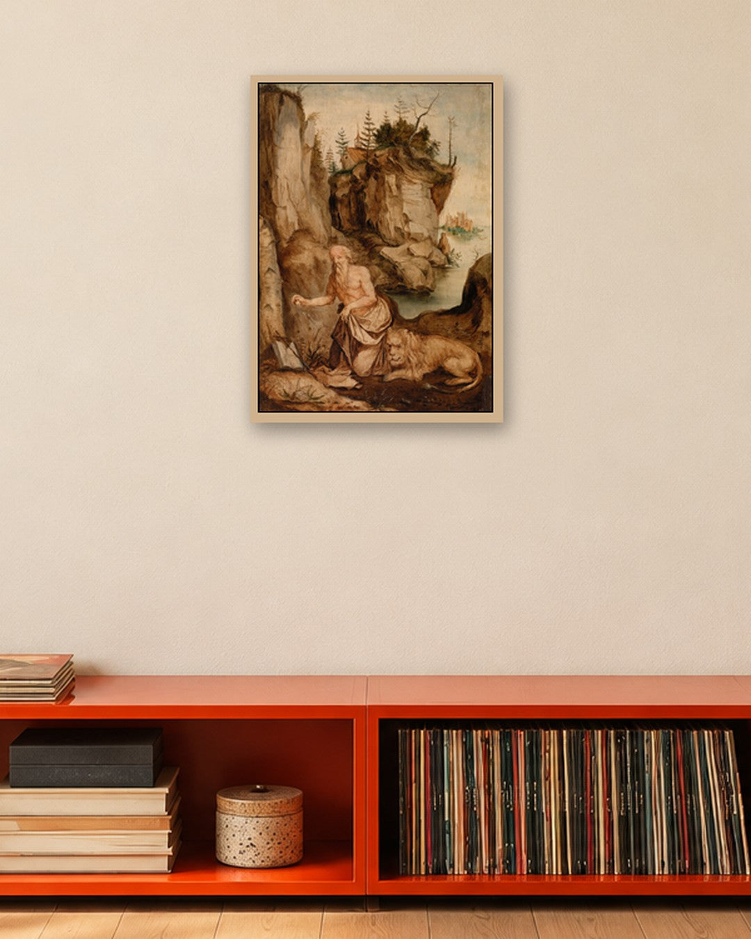 Renaissance Masters - Renaissance Masterpiece No. 124 - oak frame in a room