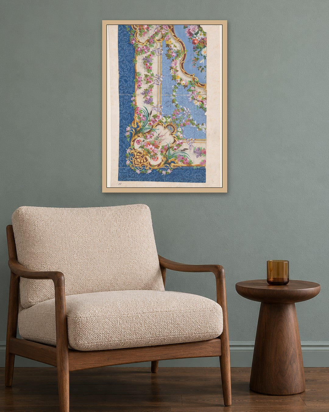 Renaissance Masters - Renaissance Masterpiece No. 114 - oak frame in a room