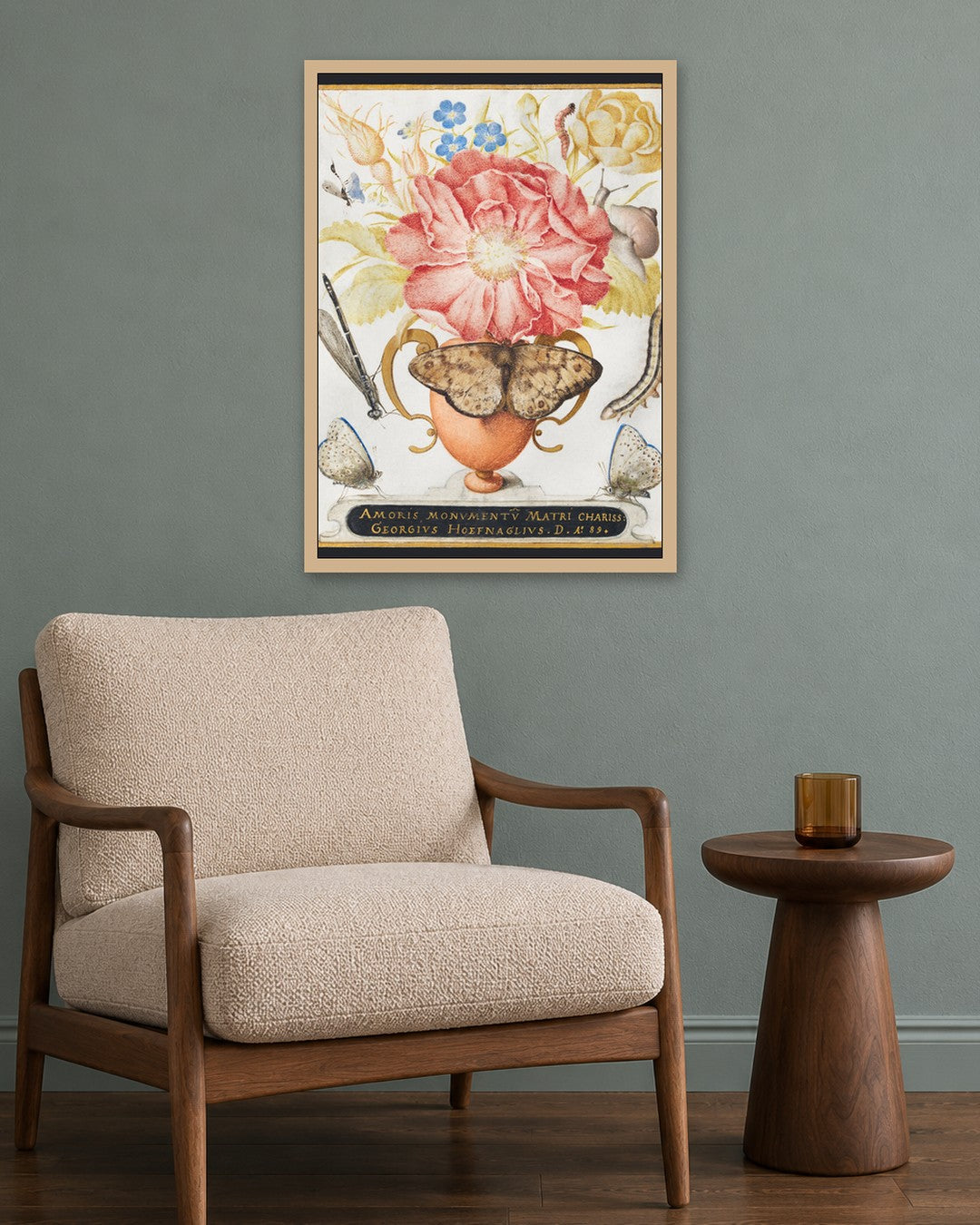 Renaissance Masters - Renaissance Masterpiece No. 352 - oak frame in a room