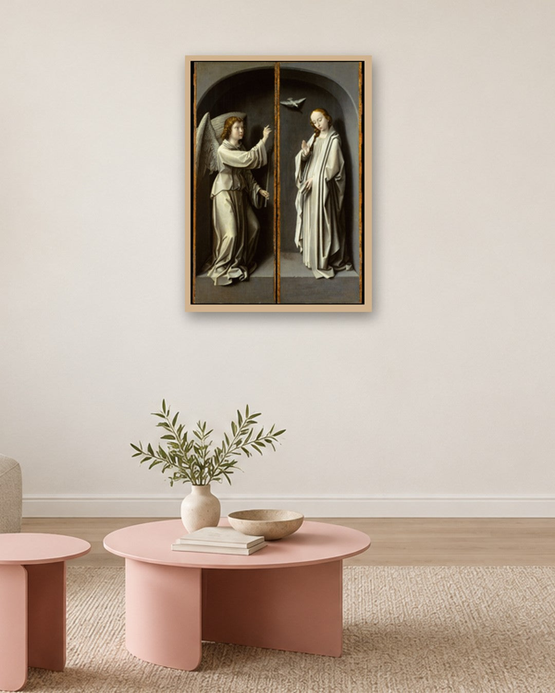 Renaissance Masters - Renaissance Masterpiece No. 400 - oak frame in a room