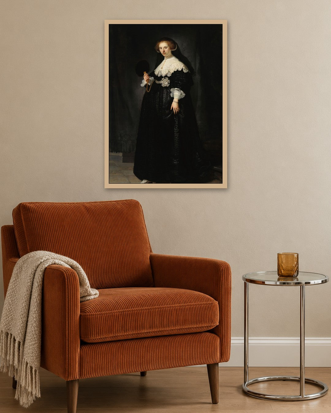 Renaissance Masters - Renaissance Masterpiece No. 375 - oak frame in a room