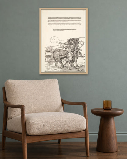 Renaissance Masters - Renaissance Masterpiece No. 97 - oak frame in a room