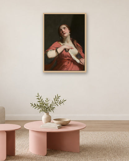 Renaissance Masters - Cleopatra - oak frame in a room