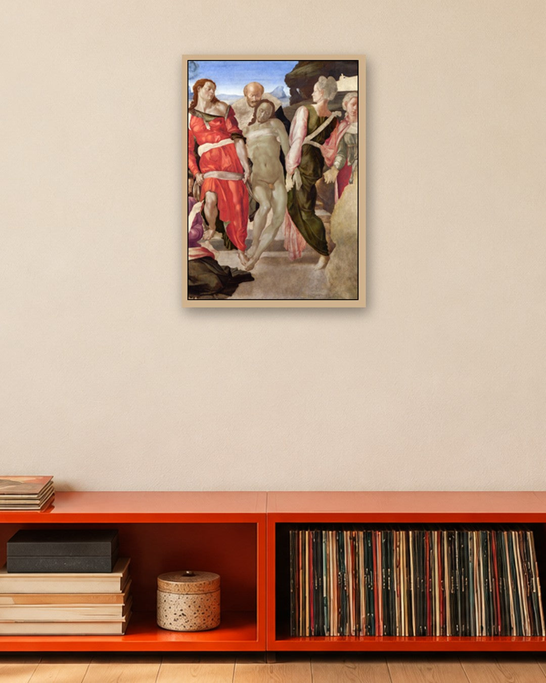 Renaissance Masters - Renaissance Masterpiece No. 341 - oak frame in a room