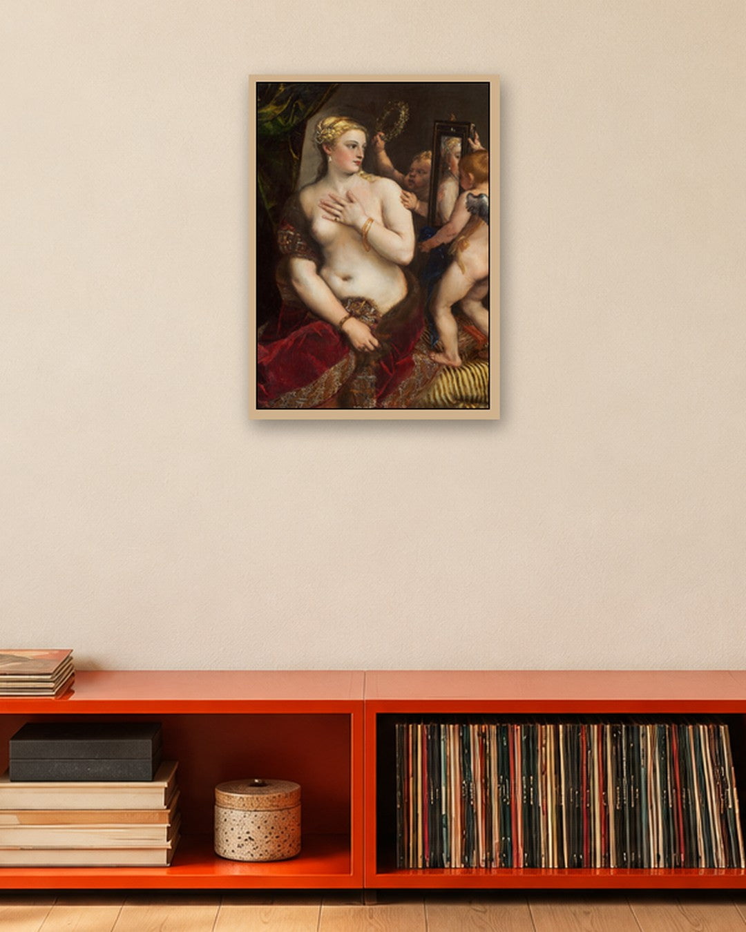Renaissance Masters - Renaissance Masterpiece No. 259 - oak frame in a room