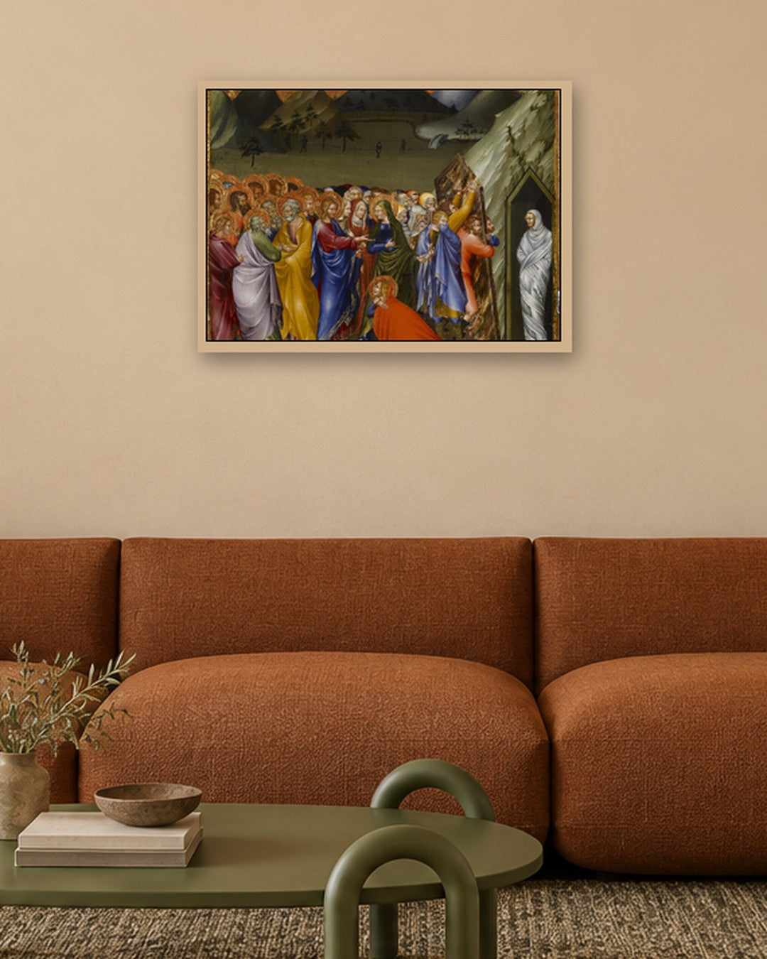 Renaissance Masters - Renaissance Masterpiece No. 65 - oak frame in a room