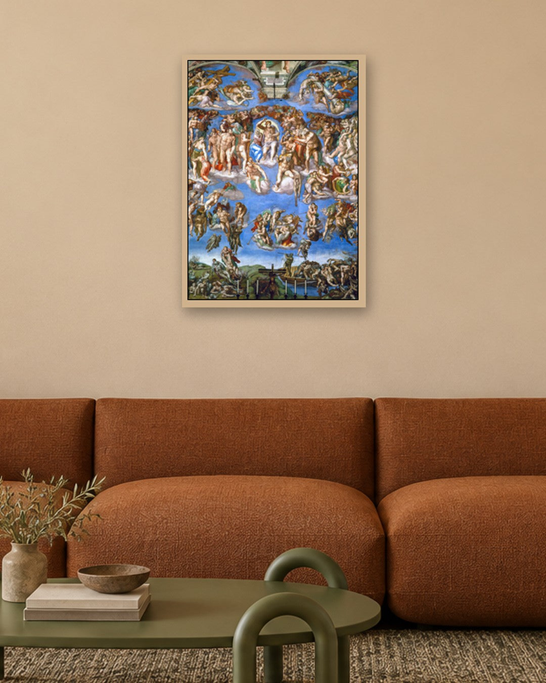 Renaissance Masters - Renaissance Masterpiece No. 313 - oak frame in a room