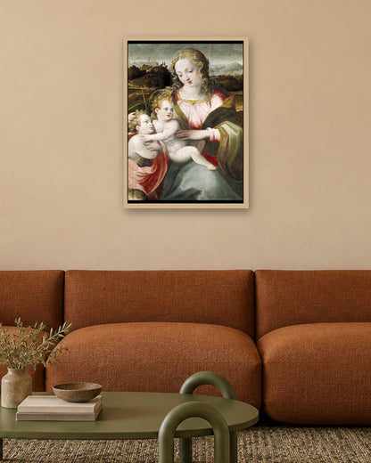 Renaissance Masters - Renaissance Masterpiece No. 50 - oak frame in a room