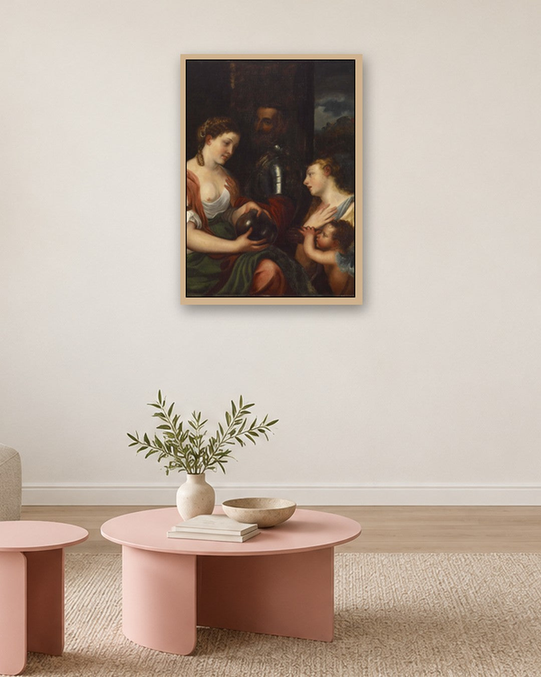 Renaissance Masters - Renaissance Masterpiece No. 76 - oak frame in a room