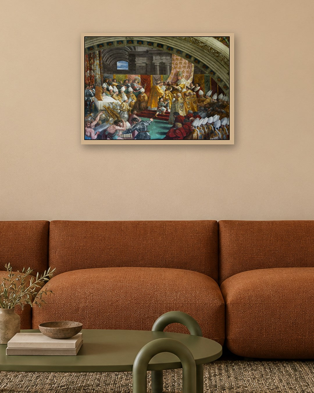 Renaissance Masters - Renaissance Masterpiece No. 253 - oak frame in a room