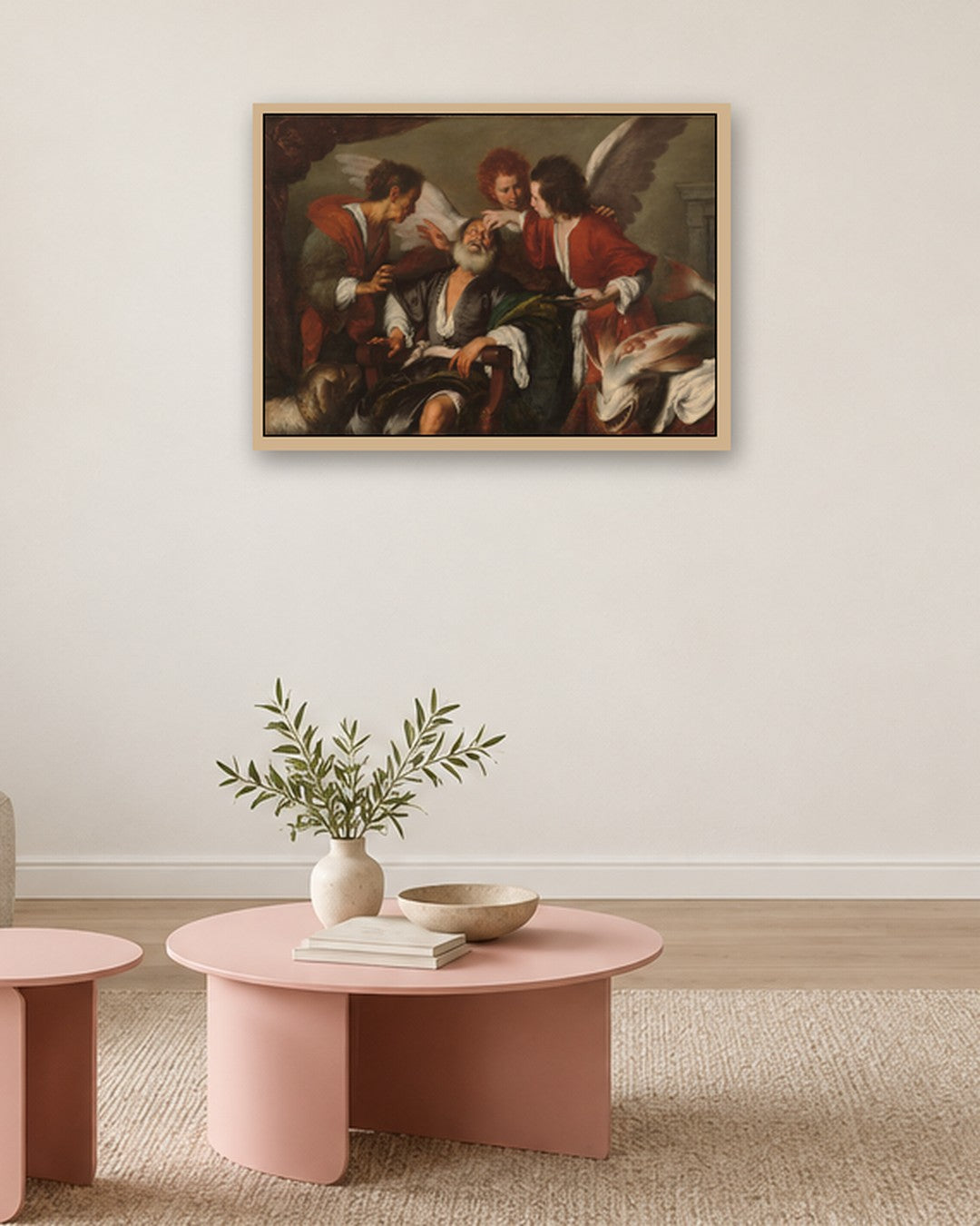 Renaissance Masters - Renaissance Masterpiece No. 130 - oak frame in a room