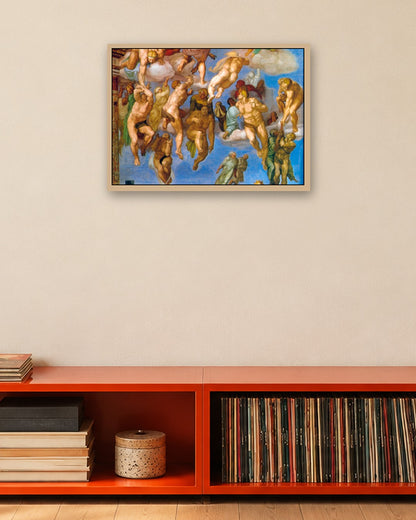 Renaissance Masters - Ascent of the Blessed - oak frame in a room