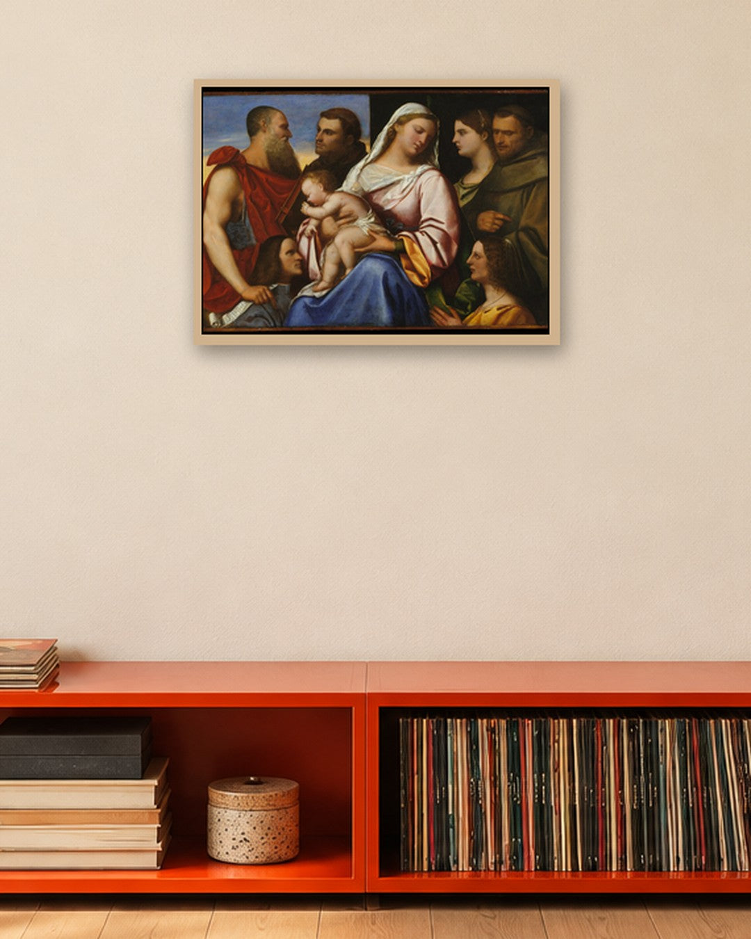 Renaissance Masters - Renaissance Masterpiece No. 153 - oak frame in a room