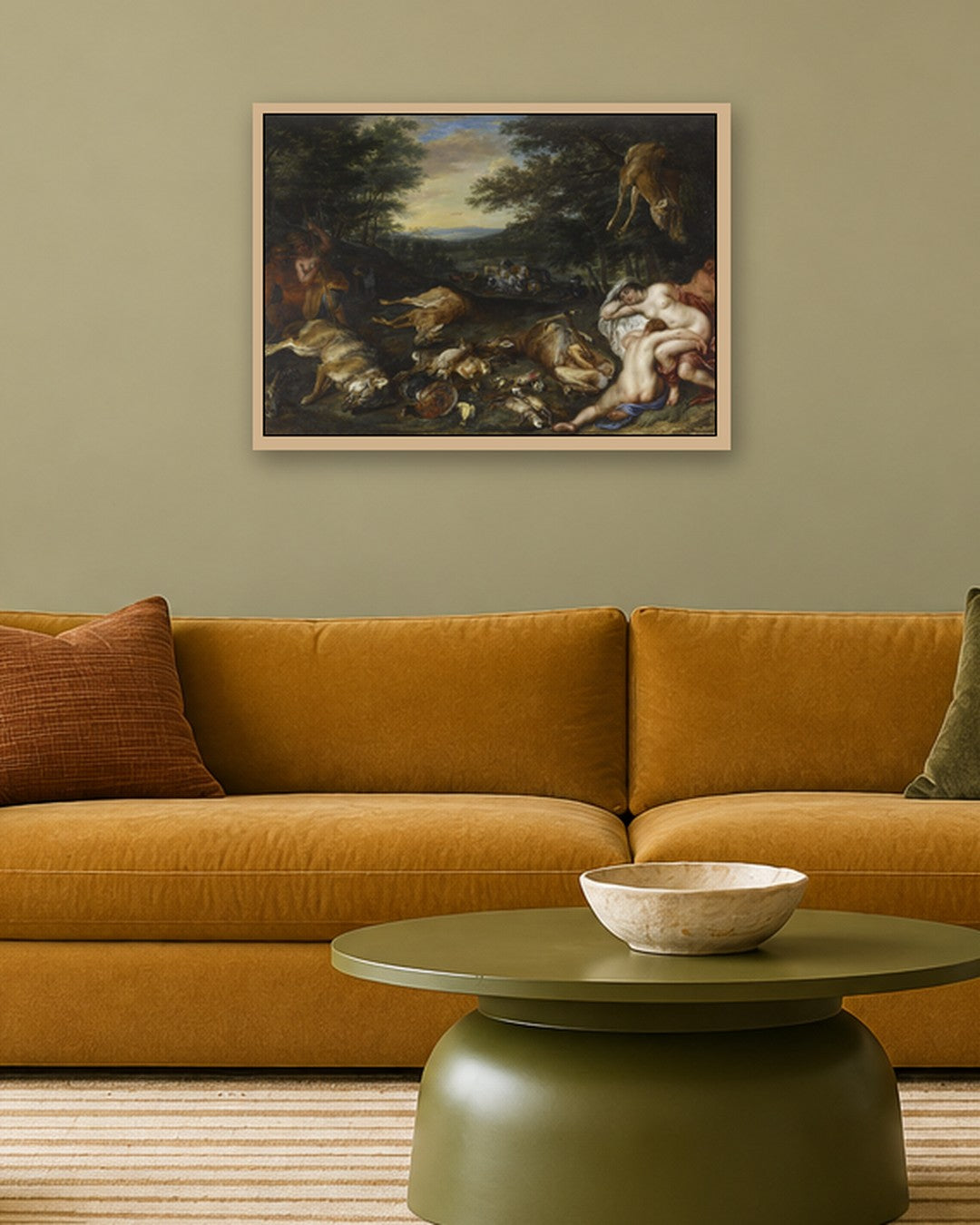 Renaissance Masters - Renaissance Masterpiece No. 70 - oak frame in a room