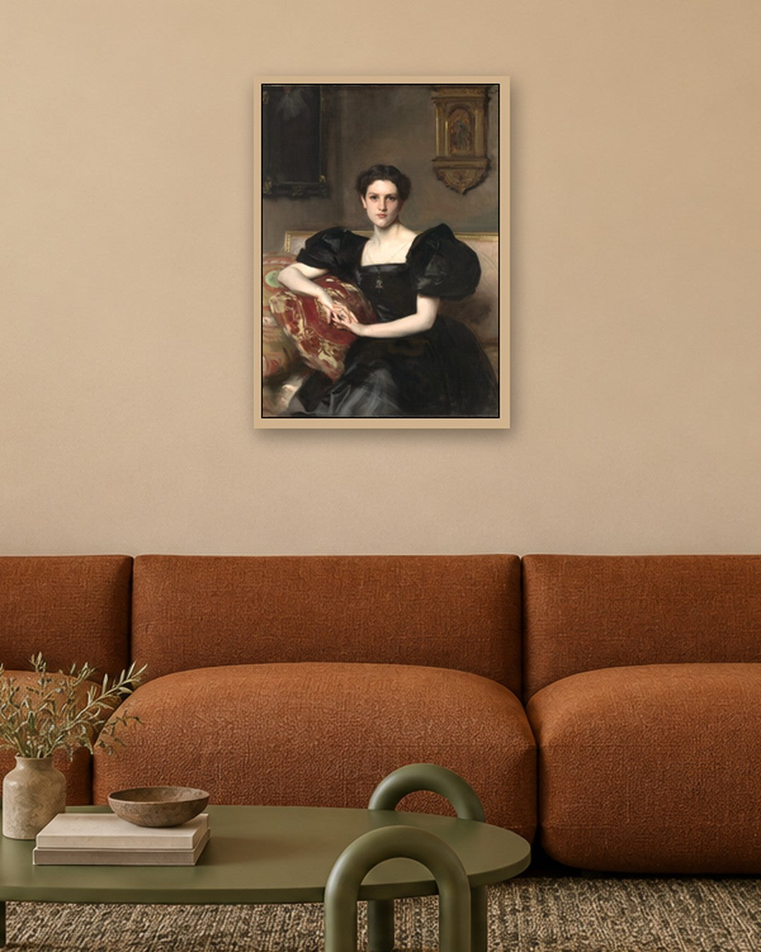 Renaissance Masters - Renaissance Masterpiece No. 175 - oak frame in a room