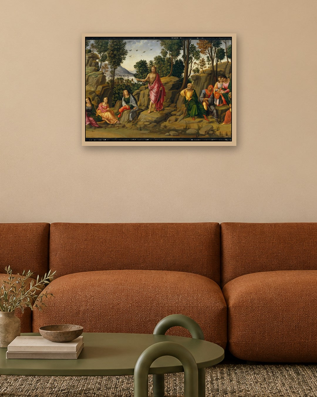 Renaissance Masters - Renaissance Masterpiece No. 160 - oak frame in a room