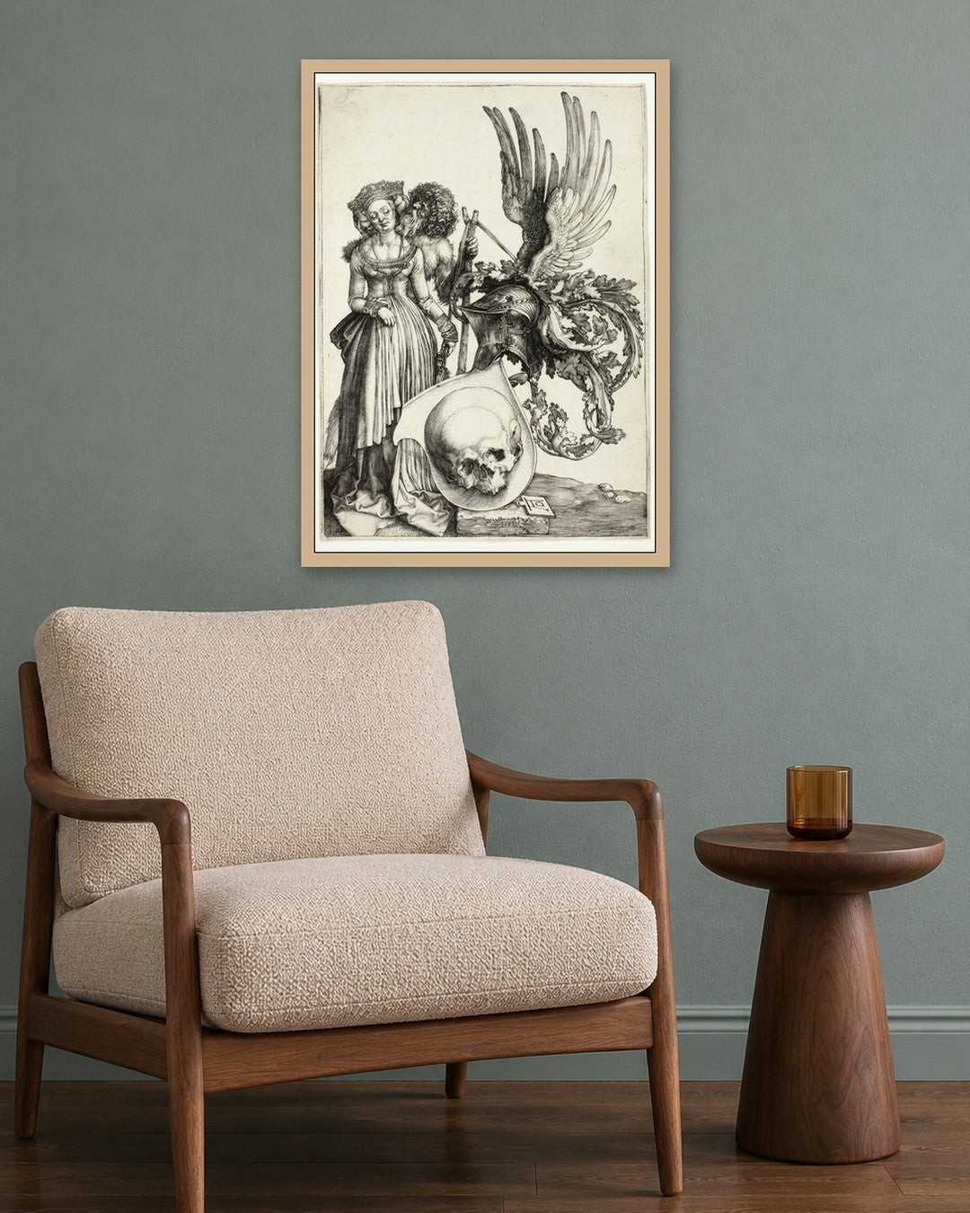 Renaissance Masters - Renaissance Masterpiece No. 180 - oak frame in a room