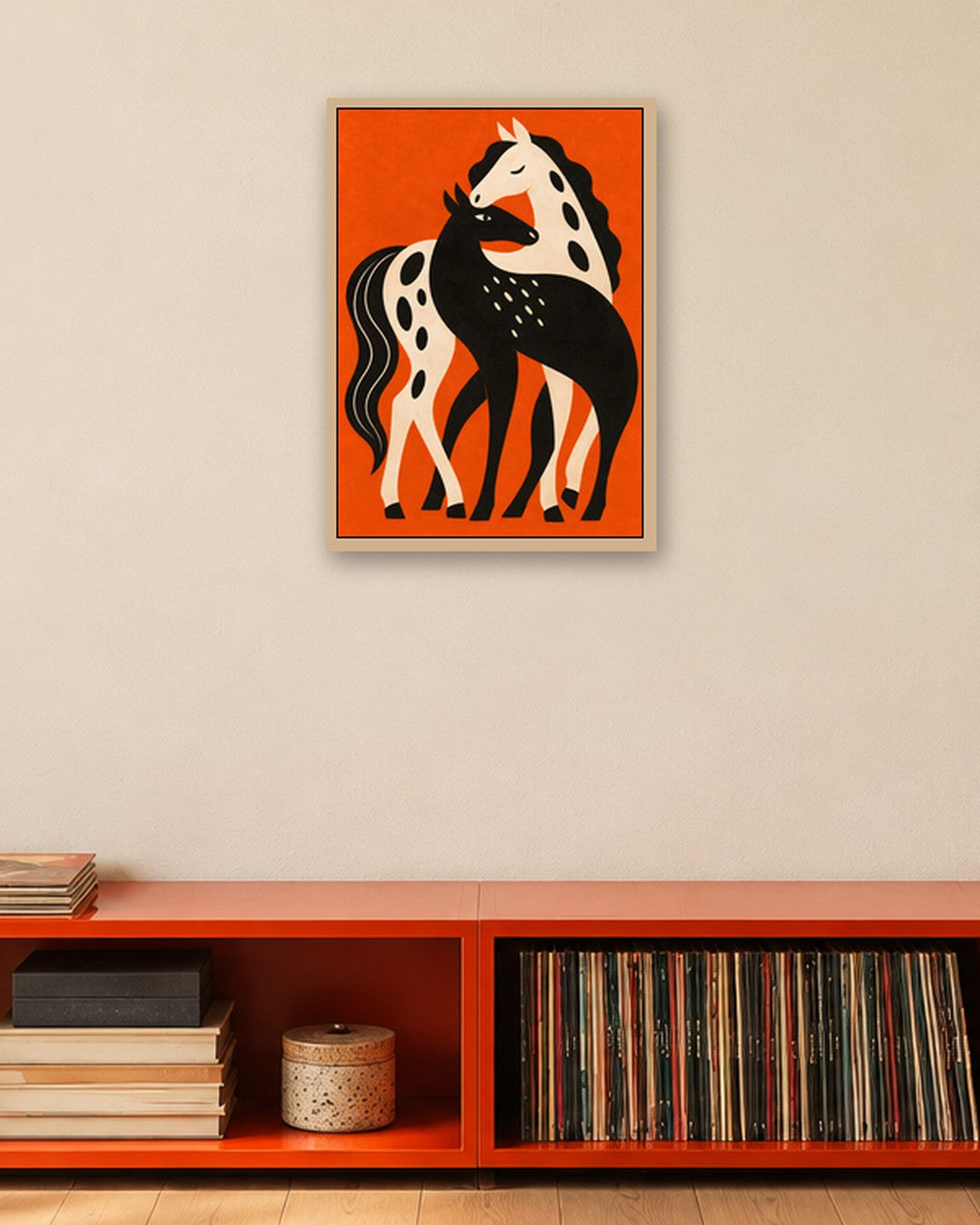 Gracie Cole - Dapple Love - oak frame in a room