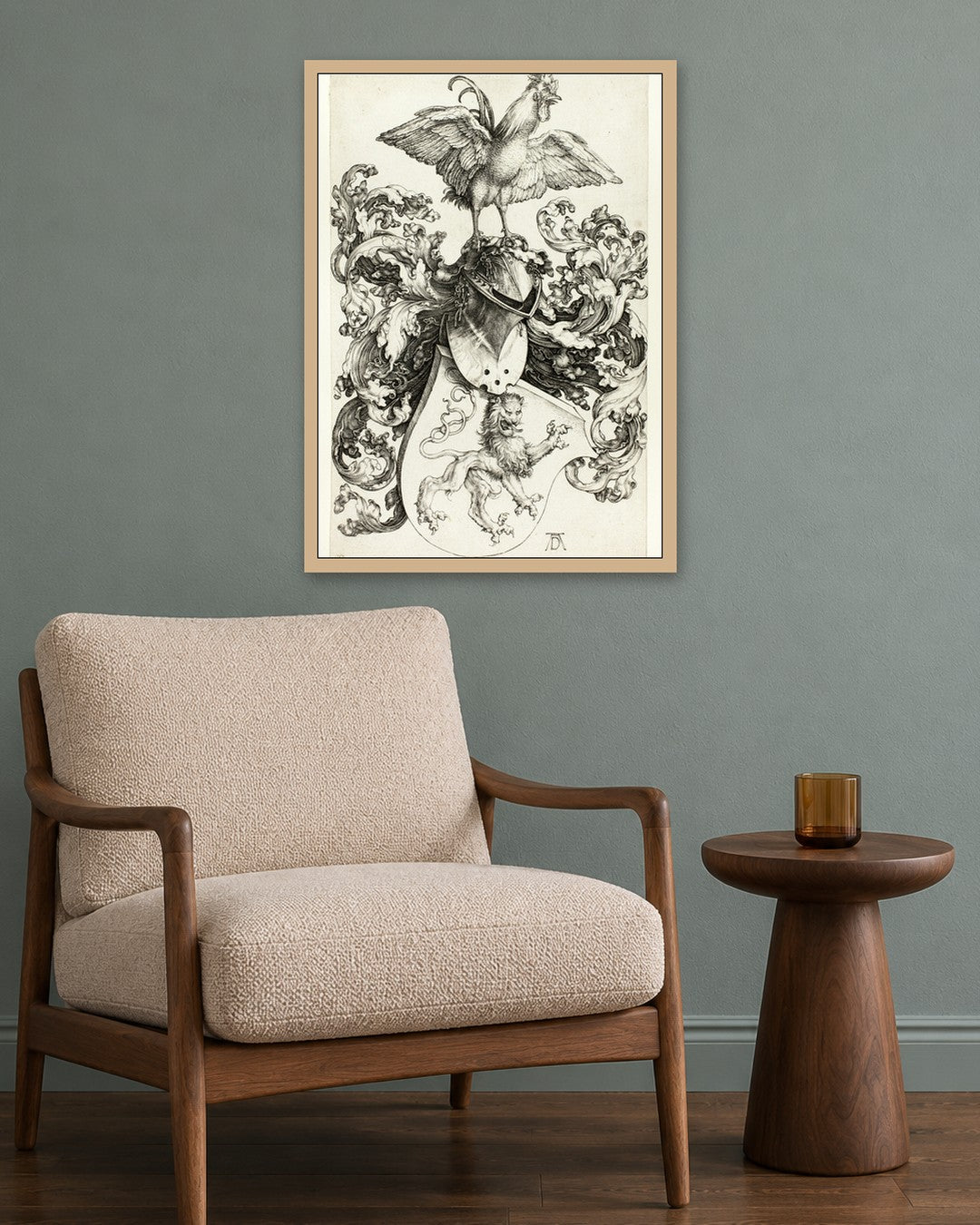 Renaissance Masters - Renaissance Masterpiece No. 181 - oak frame in a room