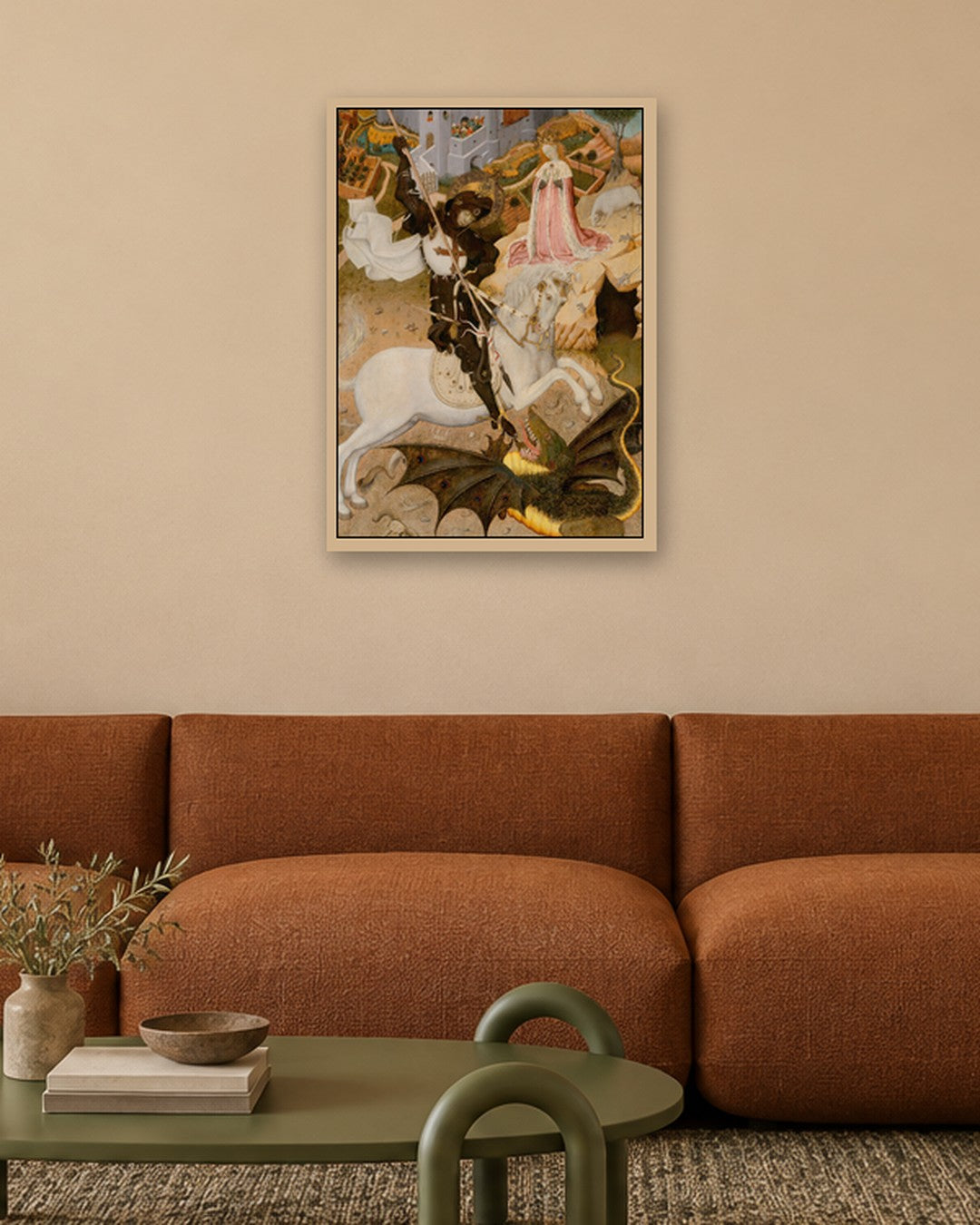 Renaissance Masters - Renaissance Masterpiece No. 386 - oak frame in a room