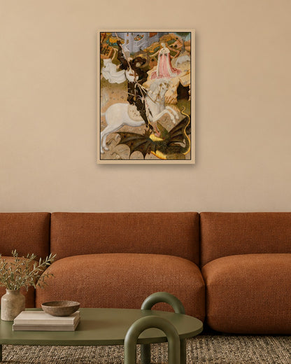 Renaissance Masters - Renaissance Masterpiece No. 386 - oak frame in a room