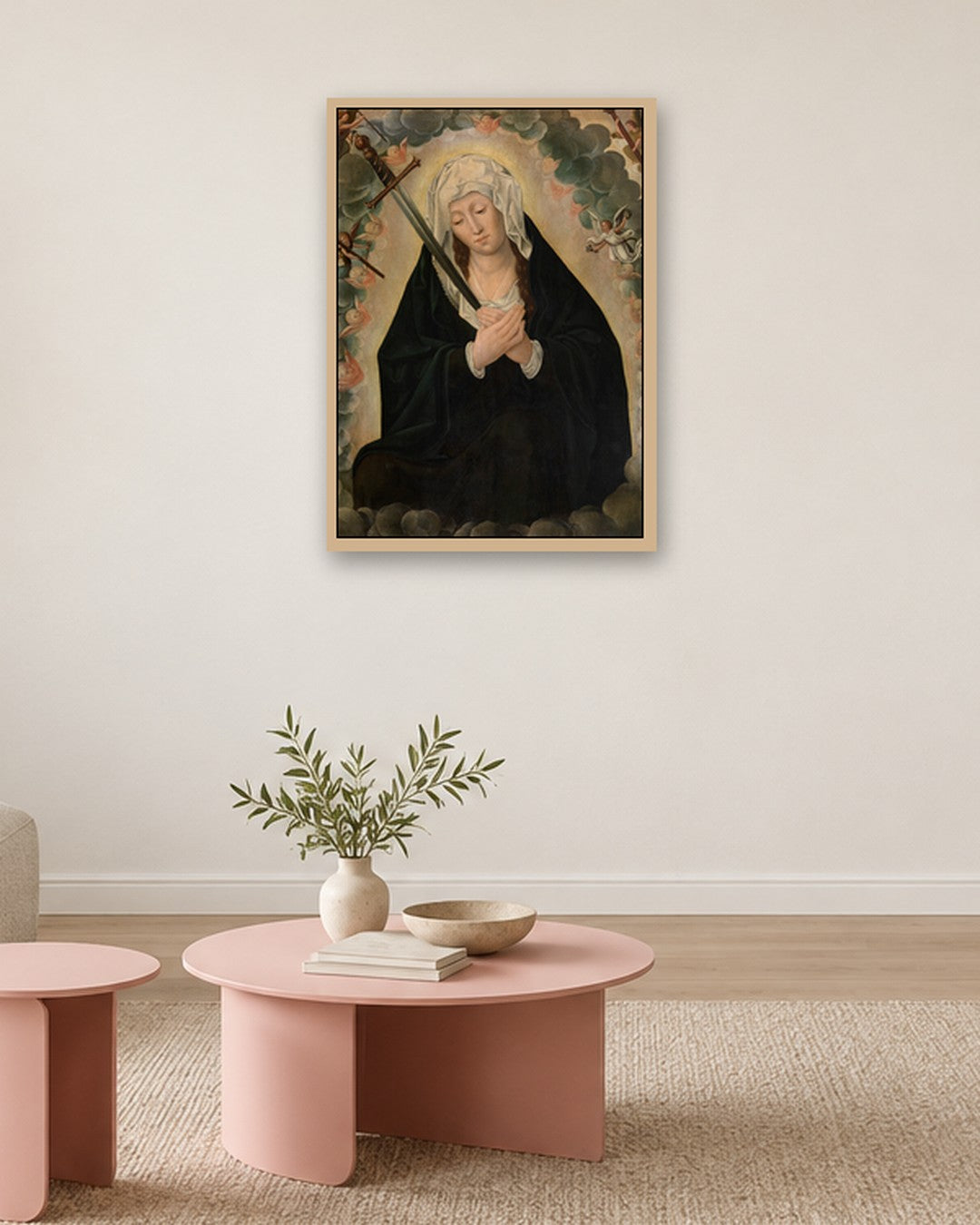 Renaissance Masters - Renaissance Masterpiece No. 391 - oak frame in a room