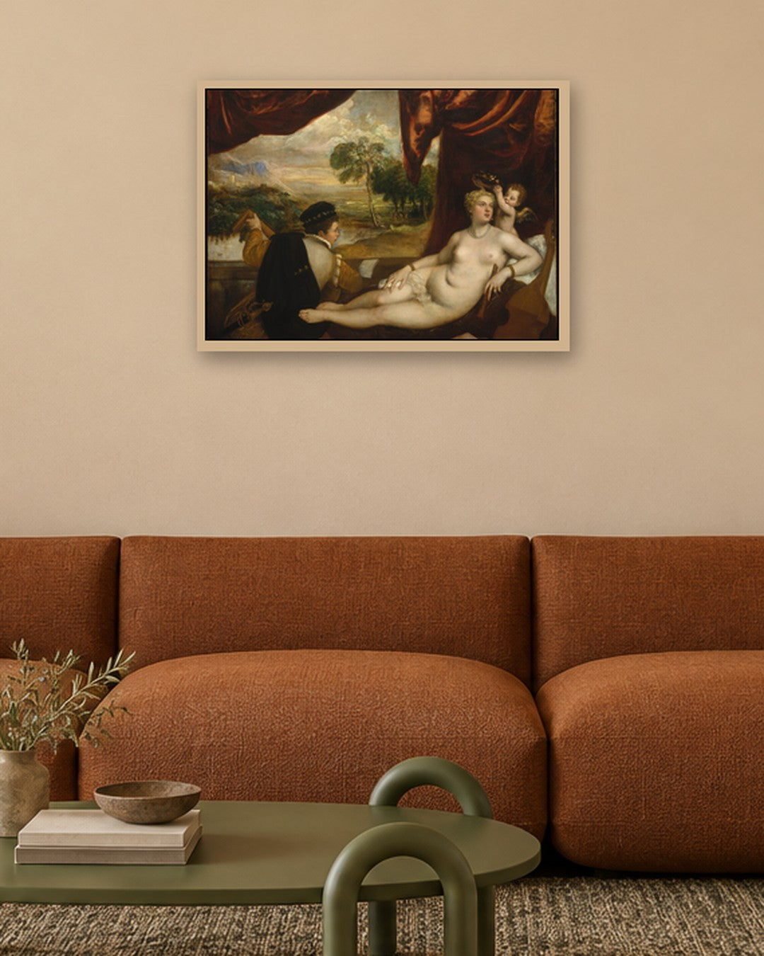 Renaissance Masters - Renaissance Masterpiece No. 116 - oak frame in a room