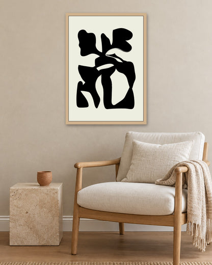 SENT Studio - Bohemian Poster No. 5 - oak frame in a room