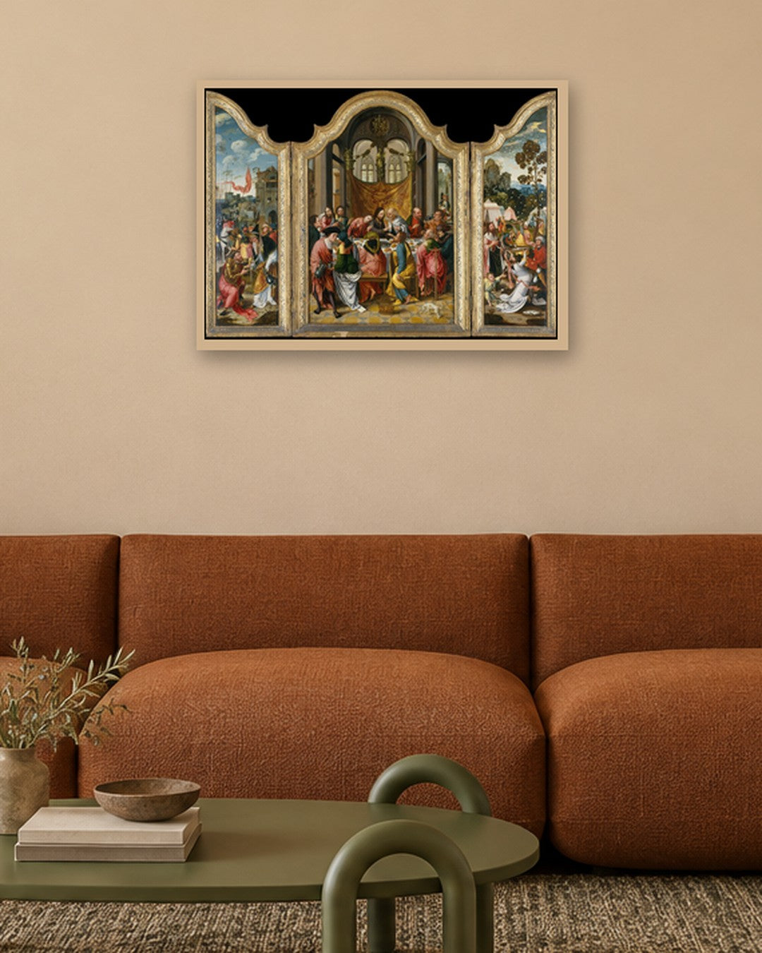 Renaissance Masters - Renaissance Masterpiece No. 137 - oak frame in a room