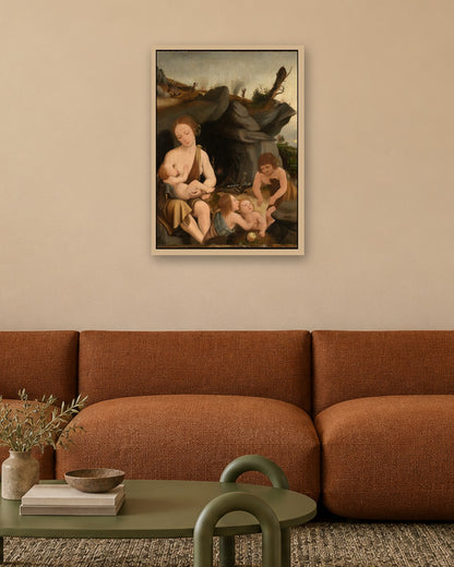 Renaissance Masters - Renaissance Masterpiece No. 99 - oak frame in a room