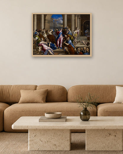 Renaissance Masters - Renaissance Masterpiece No. 235 - oak frame in a room