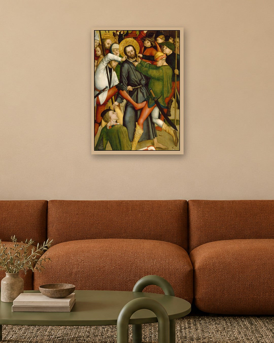 Renaissance Masters - Renaissance Masterpiece No. 55 - oak frame in a room