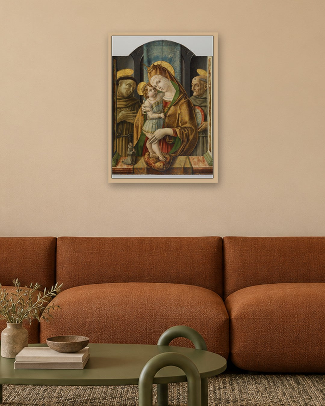 Renaissance Masters - Renaissance Masterpiece No. 58 - oak frame in a room
