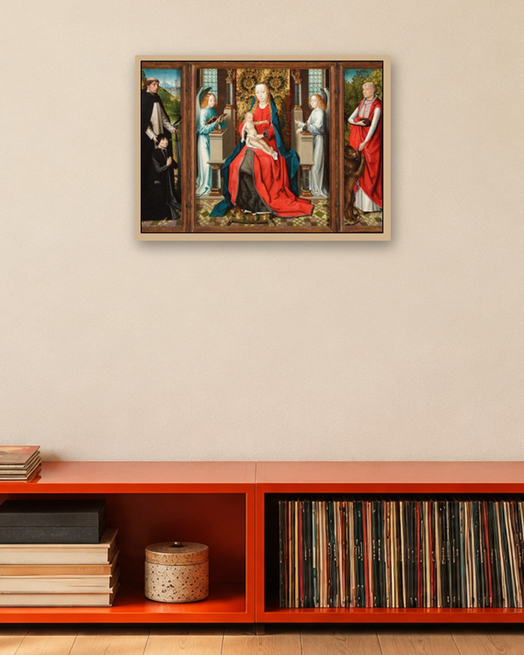 Renaissance Masters - Renaissance Masterpiece No. 392 - oak frame in a room