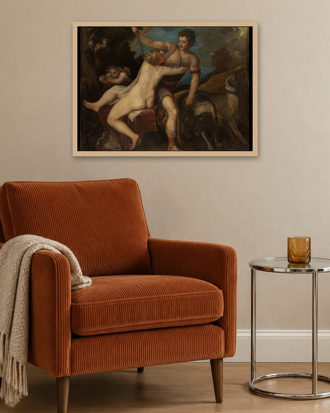 Renaissance Masters - Renaissance Masterpiece No. 131 - oak frame in a room