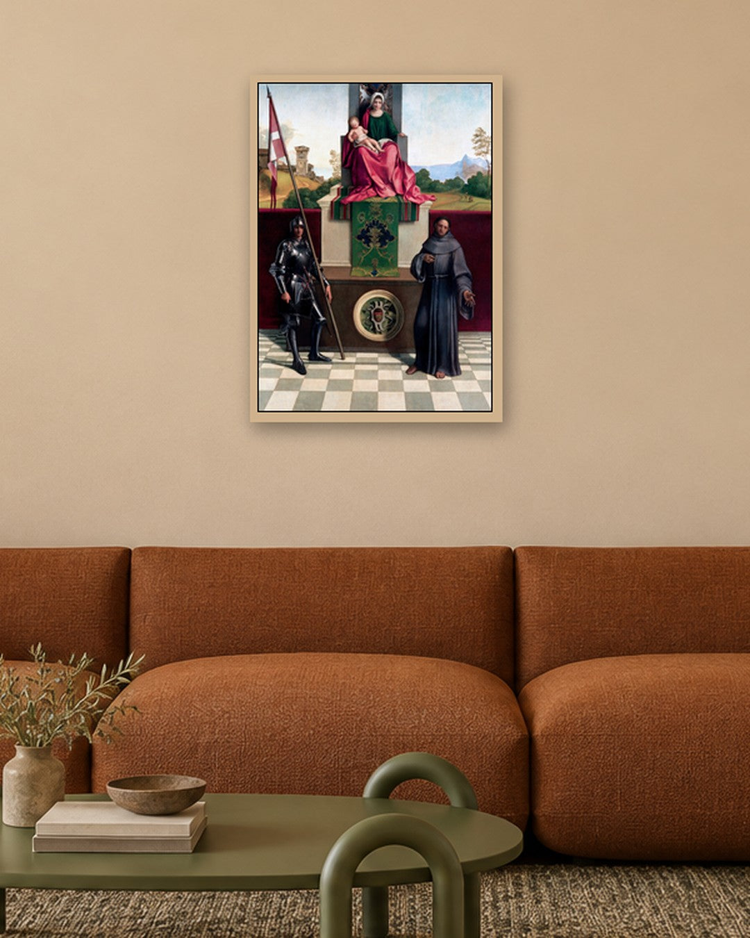 Renaissance Masters - Renaissance Masterpiece No. 280 - oak frame in a room