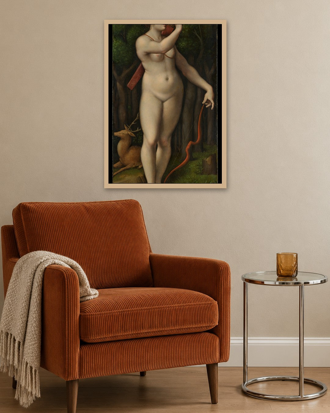 Renaissance Masters - Renaissance Masterpiece No. 138 - oak frame in a room