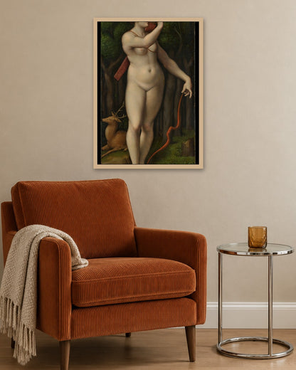 Renaissance Masters - Renaissance Masterpiece No. 138 - oak frame in a room