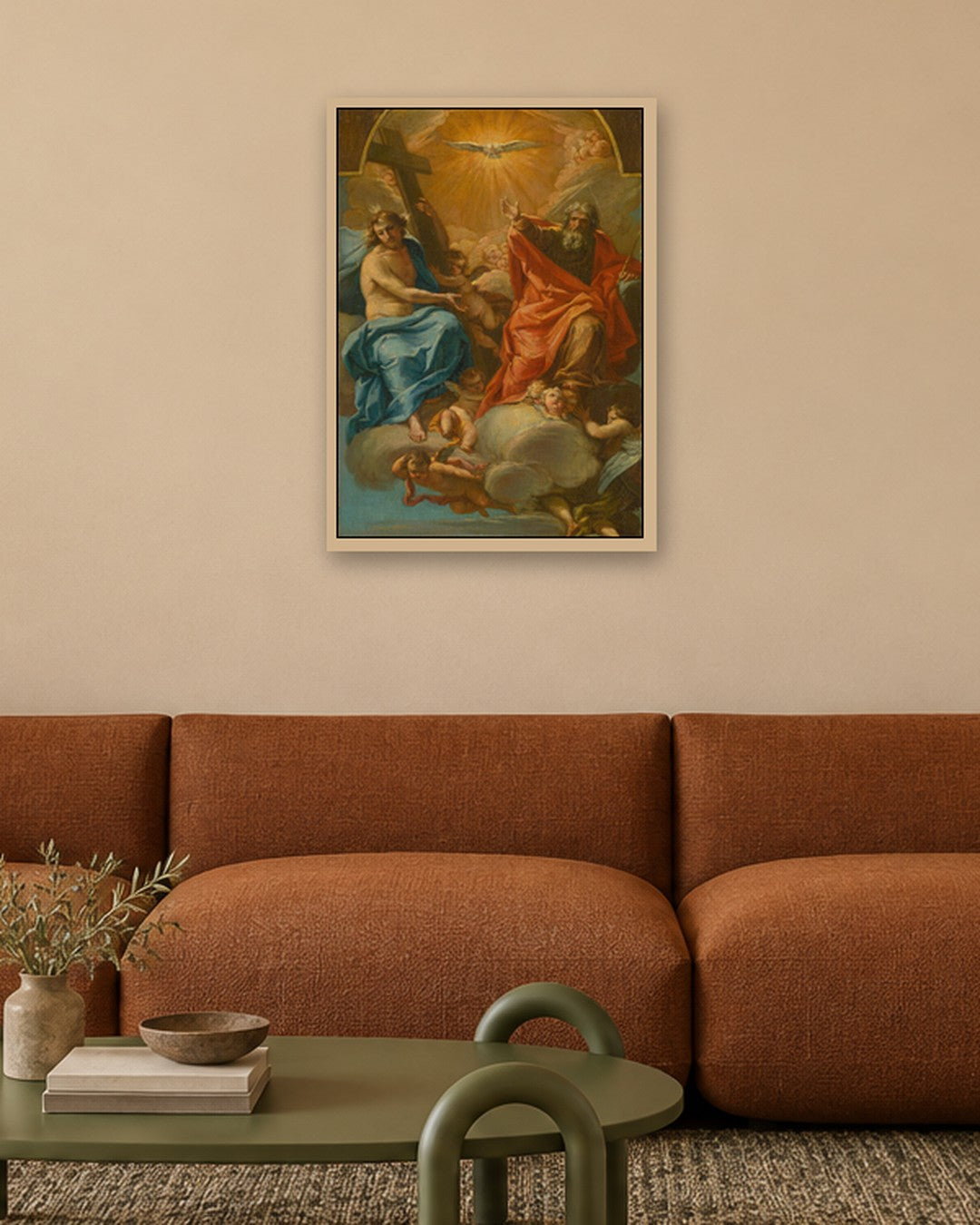 Renaissance Masters - Renaissance Masterpiece No. 199 - oak frame in a room