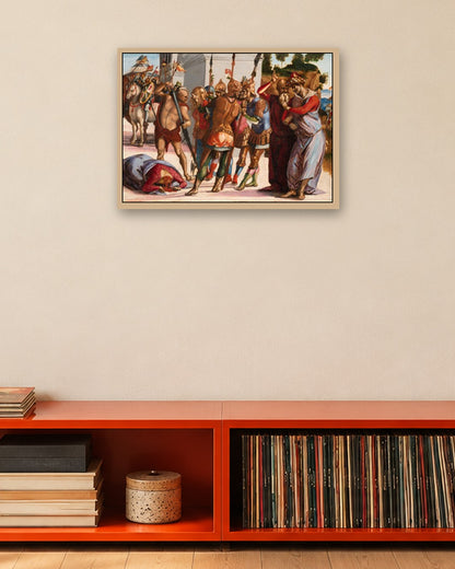 Renaissance Masters - Renaissance Masterpiece No. 94 - oak frame in a room