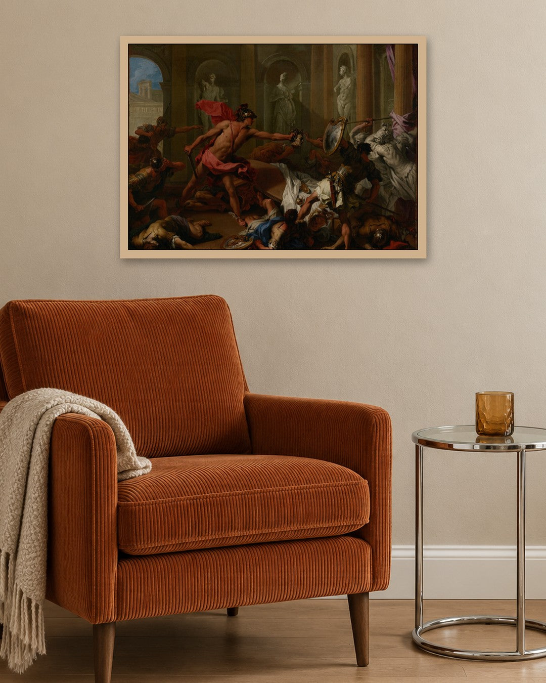 Renaissance Masters - Renaissance Masterpiece No. 387 - oak frame in a room