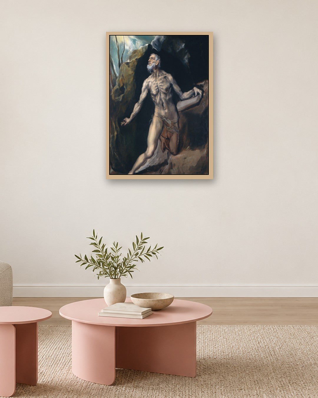 Renaissance Masters - Renaissance Masterpiece No. 218 - oak frame in a room