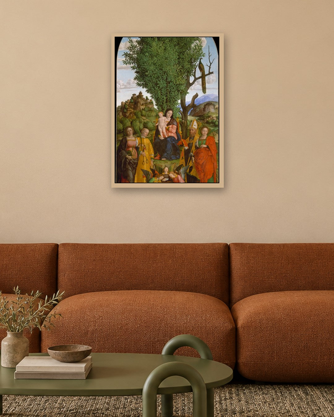 Renaissance Masters - Renaissance Masterpiece No. 155 - oak frame in a room